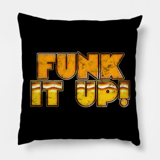 Funk It Up! / Retro Music Fan Design Pillow