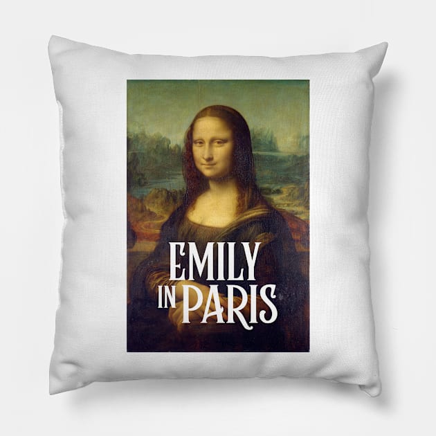 Mona Lisa in High quality Pillow by chillstudio