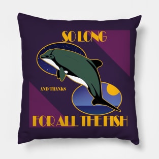 Hitchhicker´s Cephalorhynchus eutropia (Chilean dolphin) Pillow