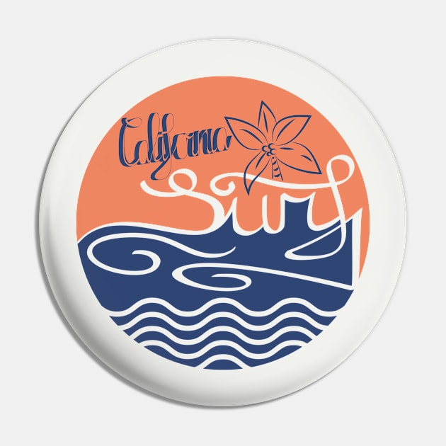 California surf  emblem Pin by lakokakr