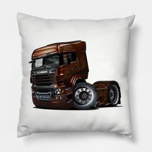 Scania V8 Black Amber 1/100 Pillow