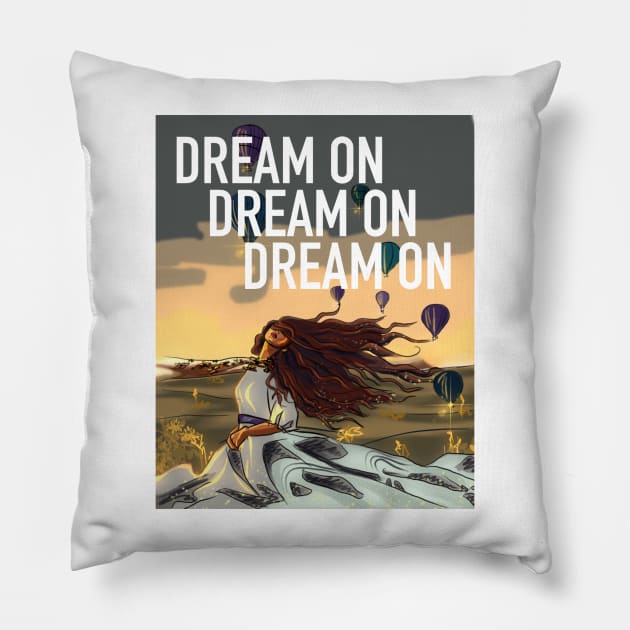 Dream on Pillow by JulietFrost