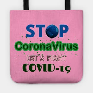 Lets Fight Covid 19 Tote