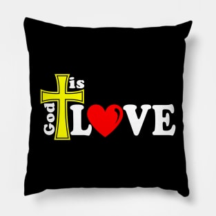 Christian Design God Is Love Pillow