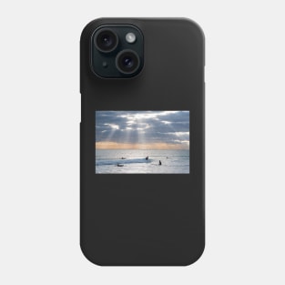 Going Surfing on Miami Beach Florida Sunrays Phone Case