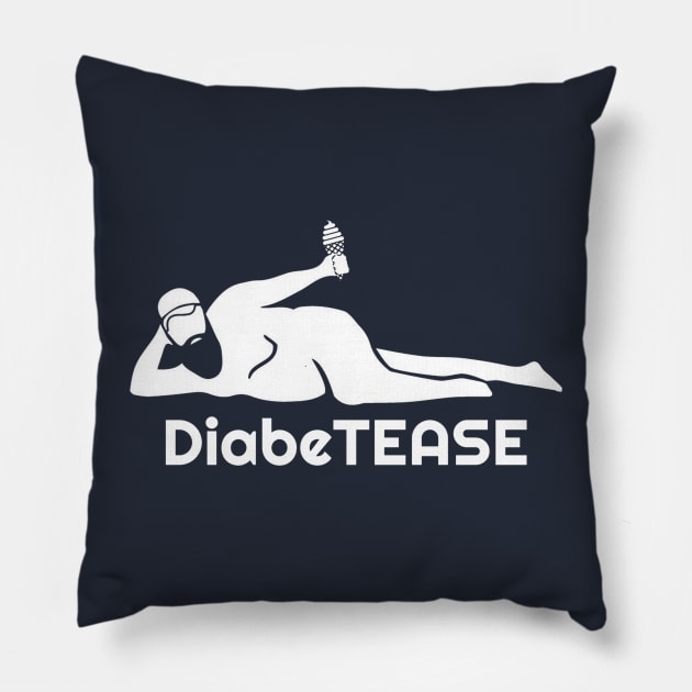 DiabeTEASE ✅ Pillow by INLE Designs