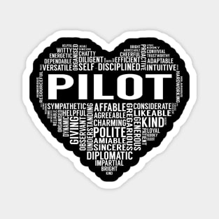 Pilot Heart Magnet