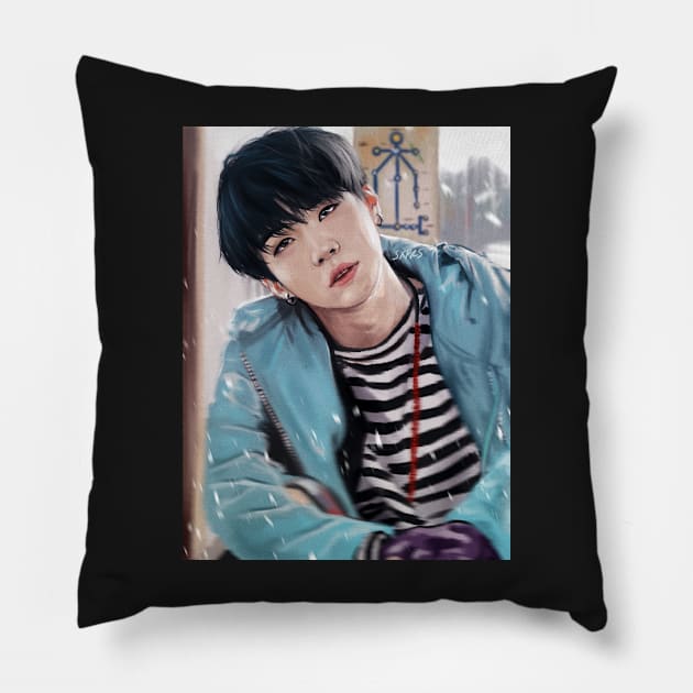 yoongi Pillow by sxprs