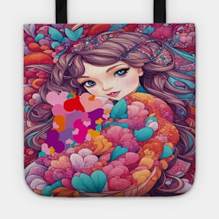 Spring girl Tote