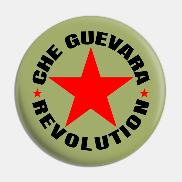 Che Guevara Rebel Cuban Guerrilla Revolution T-Shirt Pin by HiDearPrint