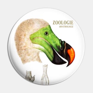 The Dodo of Mauritius - Zoological Drawing Pin