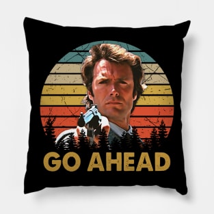 Go Ahead Vintage Retro Pillow