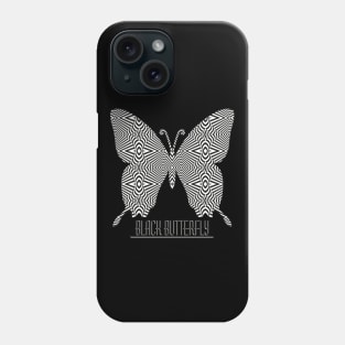 Black white Butterfly Phone Case