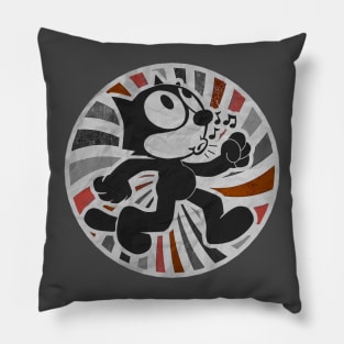 Felix vintage retro Pillow