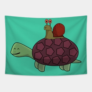 Snail over Turtle Tapestry