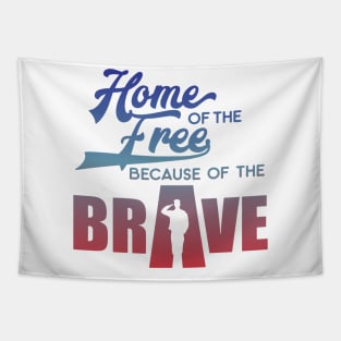 home Of The Free Because Of The Brave Tapestry