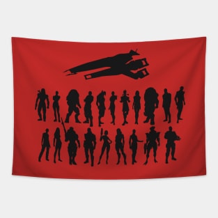 Squad Mates Tapestry