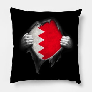 Bahrain Flag Bahraini Roots DNA Pride Gift Pillow