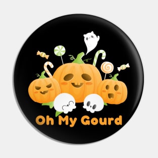 Oh My Gourd, Halloween Pumpkins Pin