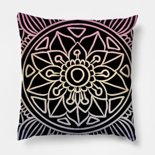 Mandala art drawing for gift Pillow