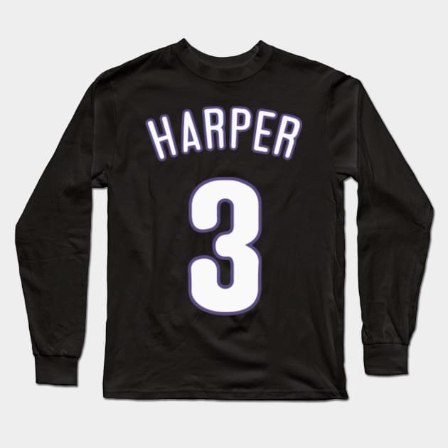 Bryce Harper Phillies - Bryce Harper Phillies Jersey - Long Sleeve T-Shirt