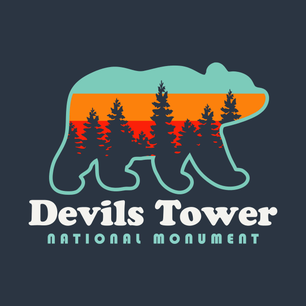 Devils Tower National Monument Wyoming Black Hills by PodDesignShop