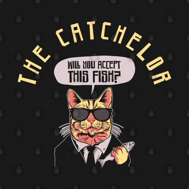 Catchelor Single Life Cat Bachelor Partying by Tom´s TeeStore