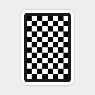 Black and White Pattern Magnet