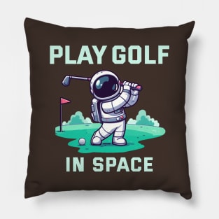 Playing golf in Space - Play with Astro Pillow