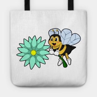 Bee with Flower Tote