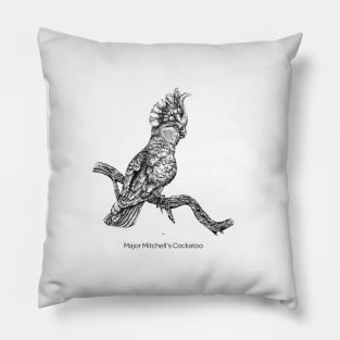 Major Mitchell's Cockatoo bird Pillow