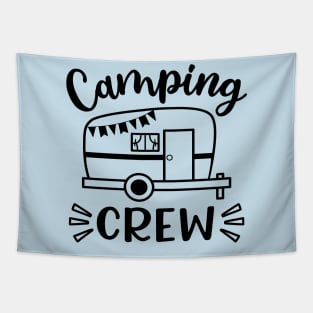 Camping Crew Family Camper Tapestry