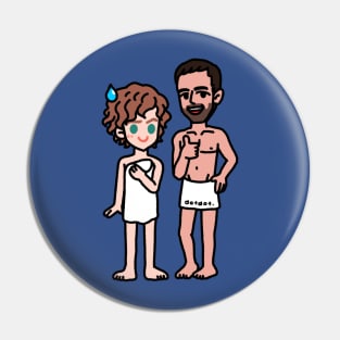 Rublev and Khachanov Pin