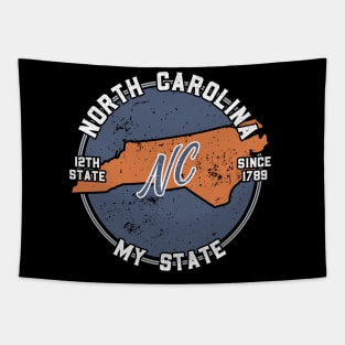 North Carolina My State Patriot State Tourist Gift Tapestry