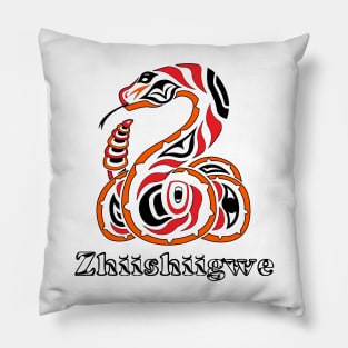 Rattle Snake (Zhiishiigwe) Pillow