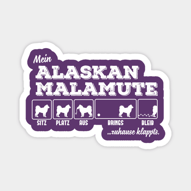 Alaskan Malamute Magnet by nektarinchen