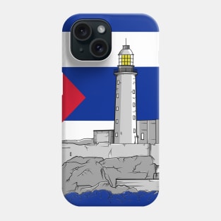 Faro Castillo del Morro, lighthouse Phone Case