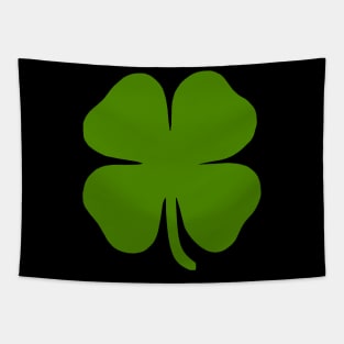 ST PATRICKS Day Four Leaf Lucky Clover - St Patricks Day Art Tapestry