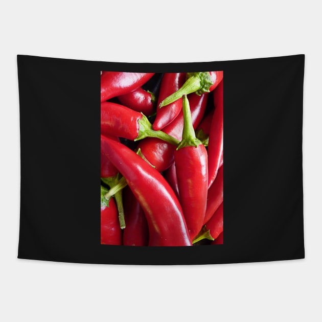 Red Chilli Tapestry by TheBigYin