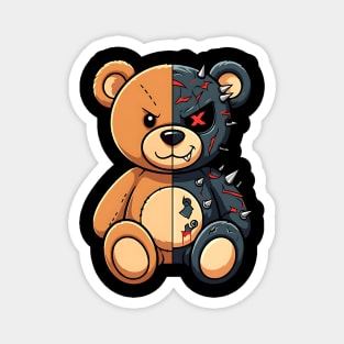 Good and Bad Teddy Magnet