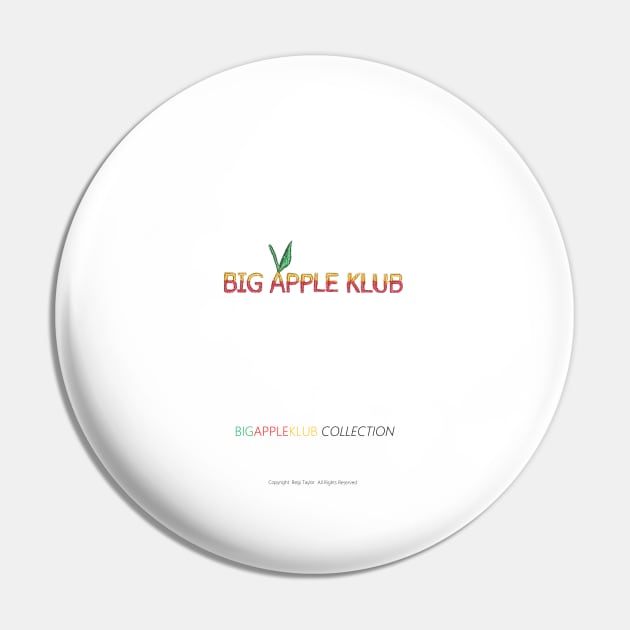 BIG APPLE KLUB Script Motif Pin by BIG APPLE KLUB Collection