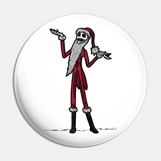 Sandy Claws Pin by Kitopher Designs