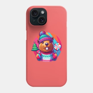 Funny Beavers Christmas Phone Case