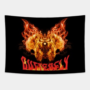 Butterfly Fire Tapestry