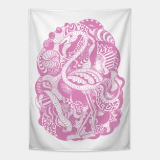 Light Pink Lost Flamingo Tapestry