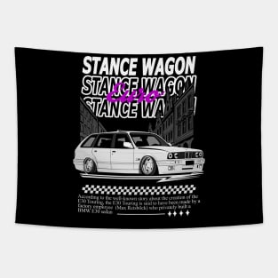 Stance Wagon Euro E30 BMW Tapestry