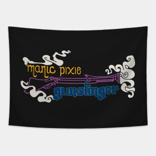 manic pixie gunslinger Tapestry