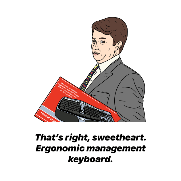 MARK CORRIGAN | ERGONOMIC MANAGEMENT KEYBOARD by tommytyrer