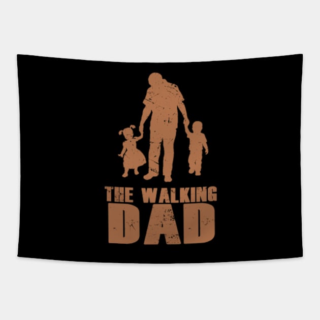 Walking Dad Tapestry by DaughertyDesigns