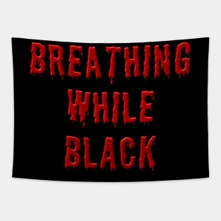 Breathing While Black: No Justice No Peace Tapestry